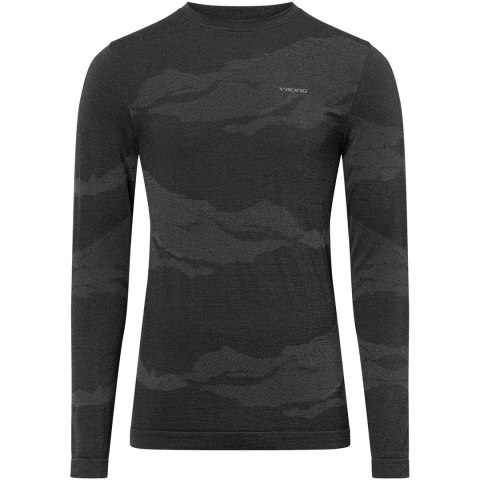 Bielizna termoaktywna męska VIKING Gasher Man Longsleeve Merino rozmiar M, czarna