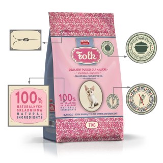 FOLK Delikatny posiłek dla malucha z królikiem i jagnięciną 7kg