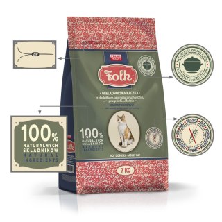 FOLK Wielkopolska kaczka z dodatkiem aromatycznych jabłek, przepiórki i śledzia 7kg