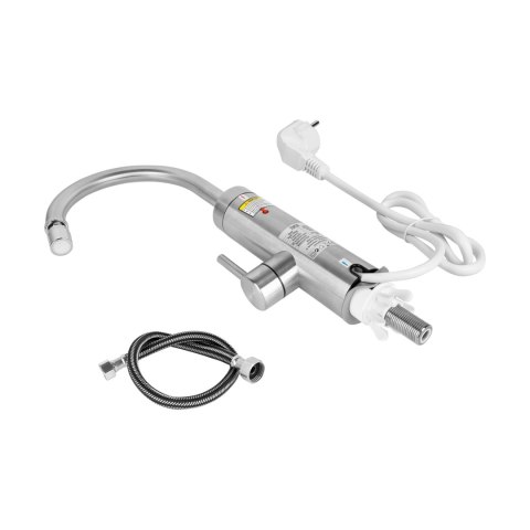 Przepływowy podgrzewacz wody - bateria kuchenna metalowa