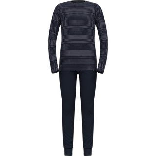 Bielizna termoaktywna - zestaw Odlo Set ACTIVE WARM Special Set roz. M Granatowa