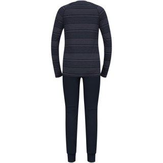 Bielizna termoaktywna - zestaw Odlo Set ACTIVE WARM Special Set roz. M Granatowa