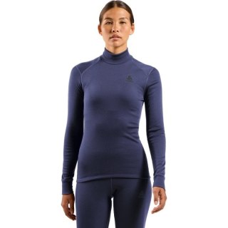 Koszulka termoaktywna damska turtle neck Odlo BL TOP Active Warm rozmiar S, niebieska