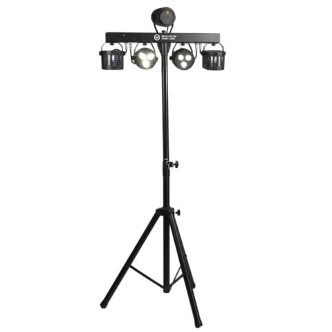 LIGHT4ME BELKA LED PAR DERBY LASER - Multiefekt świetlny, zestaw, oświetlenie disco