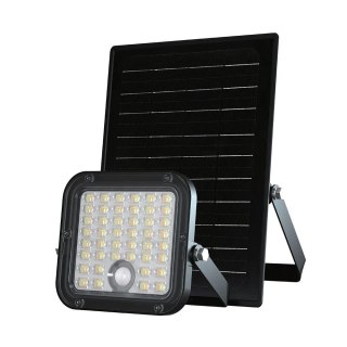 Projektor LED solarny V-TAC 10W pilot auto timer czujnik ruchu IP65 CCT VT-411CCT 4000K+6000K 1500lm