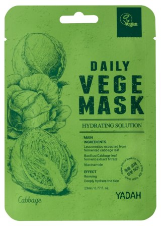 YADAH Daily Vege Maska w płachcie Kapusta 23 ml