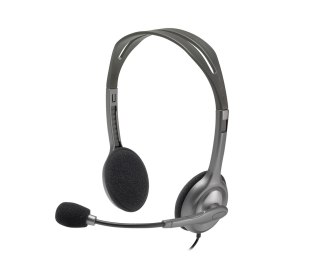 Słuchawki Logitech H110 981-000271 (kolor szary) (WYPRZEDAŻ)