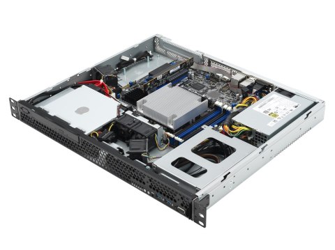 ASUS Rack 1U RS100-E11-PI2/350W Intel C2521x LGA1200 95W 4xDDR4 3200/2933/2666 2x3.5" SATA Intel® I210AT x2 PSUx1 350W 80 PLUS G