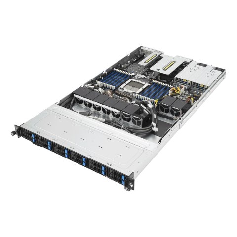 Platforma Asus Rack (1U) RS501A-E12-RS12U AMD Epyc 9005/9004 (12x NVMe/SATA HS, 2xM.2, 2x1Gbe, IPMI, 1+1 1600W)