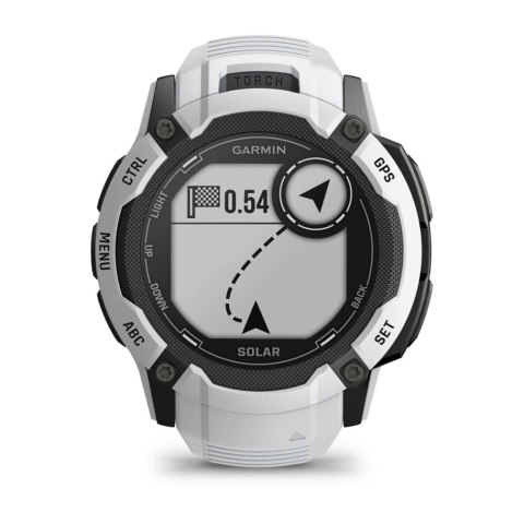 Zegarek sportowy Garmin Instinct 2X Solar 50mm Biały