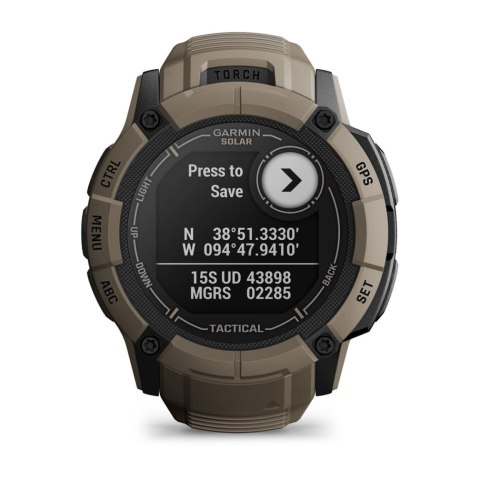 Zegarek sportowy Garmin Instinct 2X Solar Tactical Edition 50mm Zielony