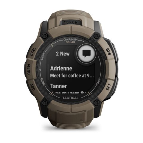 Zegarek sportowy Garmin Instinct 2X Solar Tactical Edition 50mm Zielony