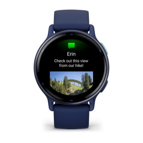 Zegarek Garmin Vivoactive 5, 42mm AMOLED niebieski