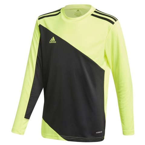 Bluza bramkarska dla dzieci adidas Squadra 21 Goalkeeper Jersey Youth czarno-limonkowa GN5794