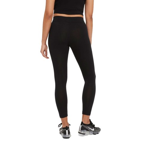 Legginsy damskie Nike NSW Essentials 7/8 MR czarne CZ8532 010 Legginsy damskie Nike NSW Essentials 7/8 MR czarne CZ8532 010