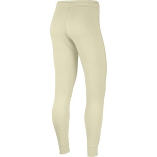 Spodnie damskie Nike Essntl Flc Mr Pnt Tight beżowe BV4099 113