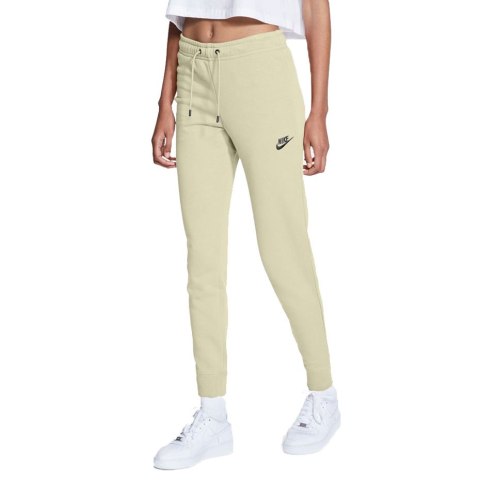 Spodnie damskie Nike Essntl Flc Mr Pnt Tight beżowe BV4099 113 Spodnie damskie Nike Essntl Flc Mr Pnt Tight beżowe BV4099 113