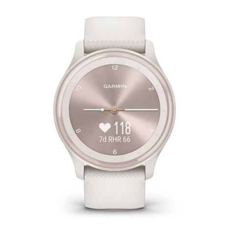 Zegarek Garmin Vivomove Sport 40mm White Cream Silicone