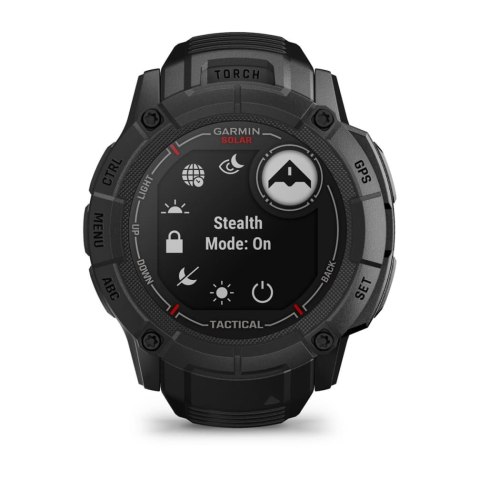 Zegarek sportowy Garmin Instinct 2X Solar Tactical Edition 50mm Czarny