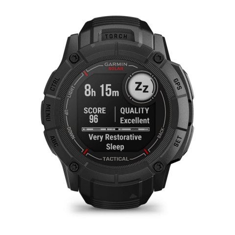 Zegarek sportowy Garmin Instinct 2X Solar Tactical Edition 50mm Czarny