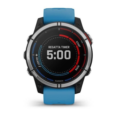 Zegarek sportowy Garmin Quatix 7 Base 47mm Niebieski