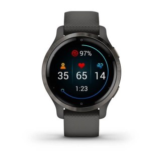 Zegarek sportowy Garmin Venu 2S AMOLED 40mm Grafitowy