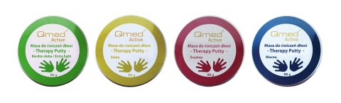 Plastyczna masa do rehabilitacji dłoni i palców zielony