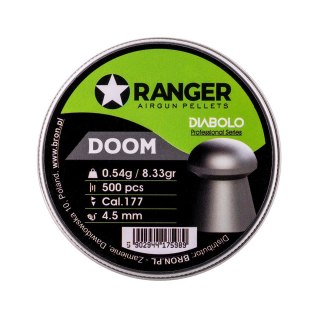 Śrut 4,5 mm RANGER Diabolo Professional Doom grzybek 500 szt. 0,54 g