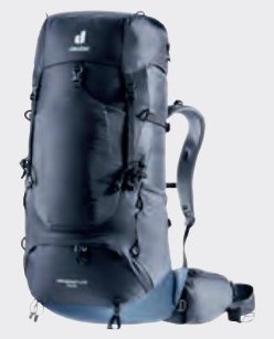 Plecak trekkingowy Deuter Aircontact Lite 50+10, black/marine