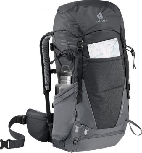 Plecak turystyczny Deuter Futura Pro 34 SL, black/graphite