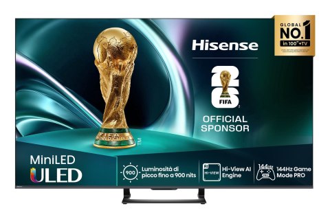 Telewizor Hisense 75U7Q ULED 75'' 4K Ultra HD 144Hz VIDAA Dolby Atmos Czarny
