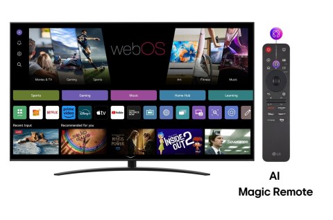 Telewizor LG NanoCell 75NANO81A3A 75" 4K Ultra HD WebOS Dolby Digital DVB-T2 Czarny