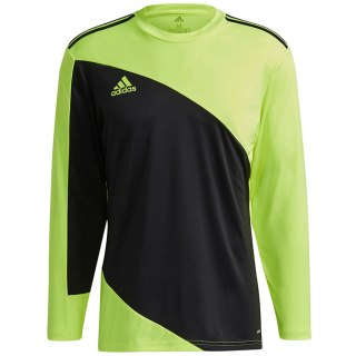 Bluza bramkarska męska adidas Squadra 21 Goalkeeper Jersey czarno-limonkowa GN5795