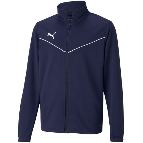 Bluza dla dzieci Puma teamRISE Training Poly Jacket Jr granatowa 657393 06