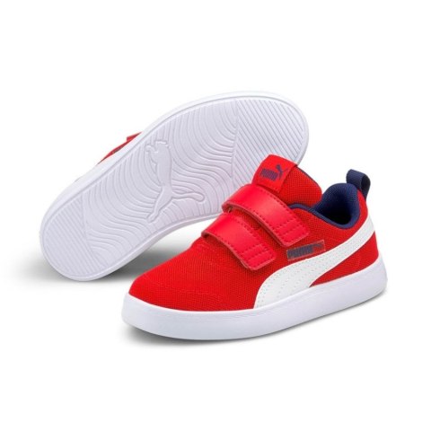 Buty dla dzieci Puma Courtflex v2 Mesh V czerwone 371758 06