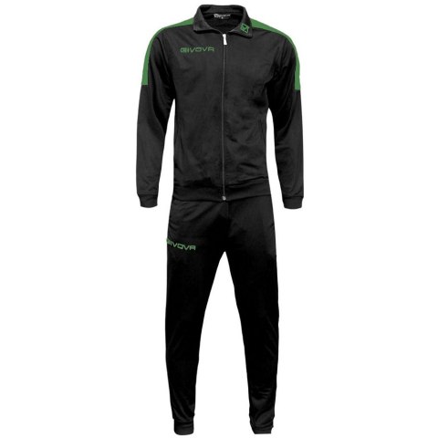 Dres Givova Tuta Revolution czarno-zielony TR033 1013 Dres Givova Tuta Revolution czarno-zielony TR033 1013