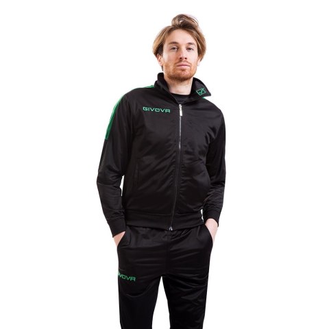 Dres Givova Tuta Revolution czarno-zielony TR033 1013 Dres Givova Tuta Revolution czarno-zielony TR033 1013