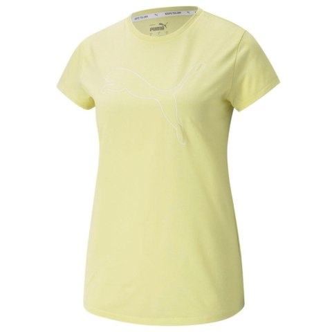 Koszulka damska Puma RTG Heather Logo Tee żółta 586455 40 Koszulka damska Puma RTG Heather Logo Tee żółta 586455 40