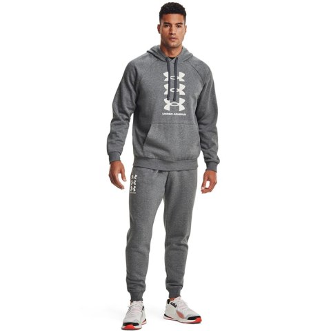Spodnie męskie Under Armour Rival Fleece 3Logo Jogger ciemnoszare 1357131 012 Spodnie męskie Under Armour Rival Fleece 3Logo Jogger ciemnoszare 1357131 012