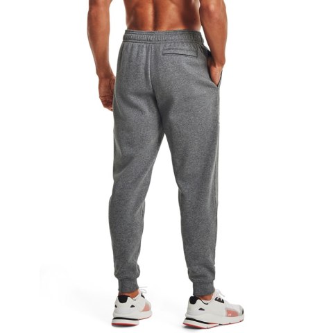 Spodnie męskie Under Armour Rival Fleece 3Logo Jogger ciemnoszare 1357131 012 Spodnie męskie Under Armour Rival Fleece 3Logo Jogger ciemnoszare 1357131 012