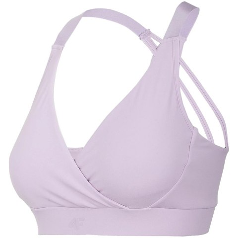 Stanik sportowy 4F jasny fiolet H4L21 STAD017 52S Stanik sportowy 4F jasny fiolet H4L21 STAD017 52S