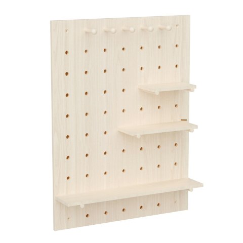 MACLEAN DREWNIANA TABLICA ORGANIZER, KOLOR JASNE DREWNO, 60X80 CM, MAX. 20 KG MC-131 WD