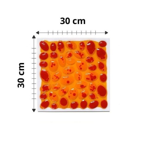 Tullo Ścieżka sensoryczna - sensoryczne płytki z cieczą fakturowe 30x30 cm 6 szt