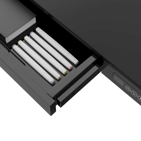 Bieżnia Urevo Spacewalk 3S + Biurko regulowane elektrycznie TUCKANO czarne