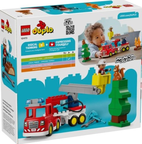 KLOCKI KONSTR LEGO 10473 DUPLO WOZ STRAZ Z FIG