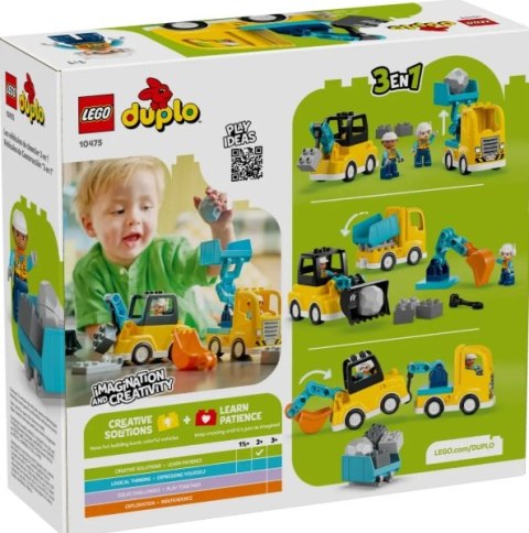 KLOCKI KONSTR LEGO 10475 DUPLO MASZYNY BUD 3W1