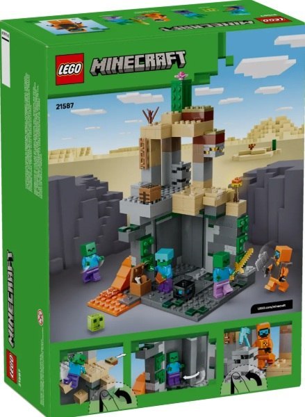 KLOCKI KONSTR LEGO 21587 MINECRAFT LOCH ZOMBIE