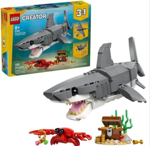 Klocki konstrukcyjne Lego Creator Groźny Rekin LEGO 31381