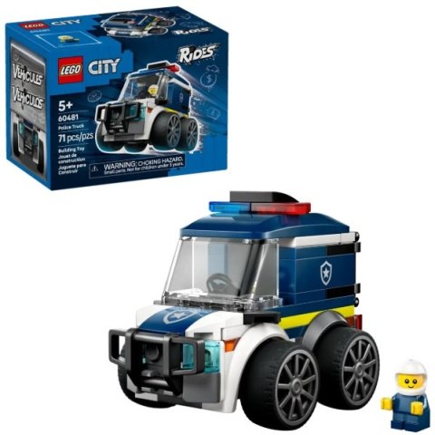 KLOCKI KONSTR LEGO 60481 CITY CIEZAROWKA POLICJA