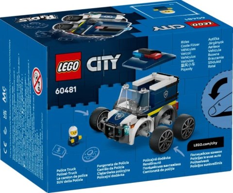 KLOCKI KONSTR LEGO 60481 CITY CIEZAROWKA POLICJA